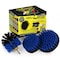 Drill Brush Power Scrubber By Useful Products 7 in W 5 in L Brush, Blue B-S-54O-QC-DB - alternate 1